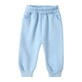 thumbnail image 6 of OJSFQUFP Thickened and Winter Sports Suit for Boys and Girls Casual Pullover Hoodie Long Pants Two Piece Set, 6 of 6