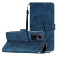 thumbnail image 1 of Compatible avec OnePlus Nord N20 5G Étui Papillon en Relief avec Portefeuille et Support, 1 of 5