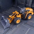 thumbnail image 3 of Clearance!Push&Play Wheel Loader Construction Truck Toy,1:50 Scale Engineering Vehicle with Movable Front Bucket,Christmas Stocking Stuffer for Toddlers Kids Boys Girls Ages 3 4 5 6 7 8,Birthday Gift, 3 of 9