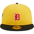 thumbnail image 2 of Men's New Era Yellow/Black Detroit Tigers Grilled 59FIFTY Fitted Hat, 2 of 5