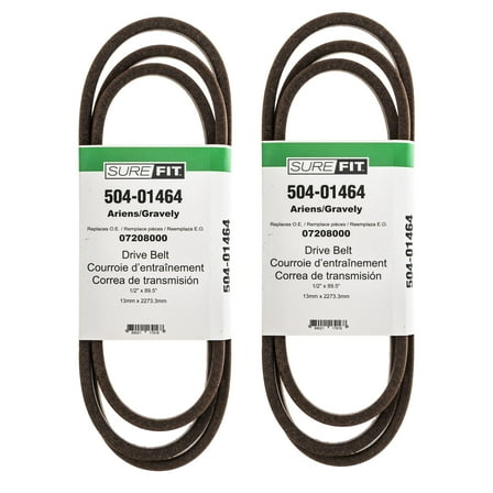 SureFit 89" Drive Belt Ariens 07208000 831001 831011 42" Deck Rotary Mower 2PK
