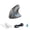 Metal Gray, variant on Nieyigj Ergonomic Wireless Vertical Mouse 2.4G BT5.1 Dual Mode Connection 2400 DPI Silent Design Metal Gray 4.92 inches / 12.5 cm Rechargeable