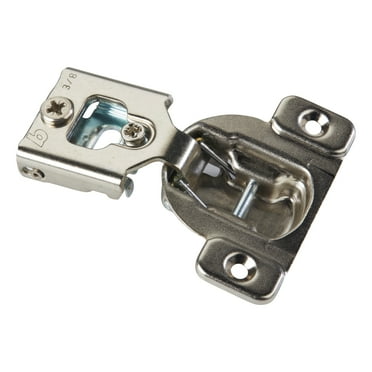 Blum 105 Degree Compact 38N 1/2" Overlay Screw-On Edge Mount Hinge
