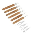 thumbnail image 2 of Dreadlocks Needle Tools, Alloy Beautiful Hairstyle Dreadlock Crochet Needle  For Hair Styling Silver, 2 of 8