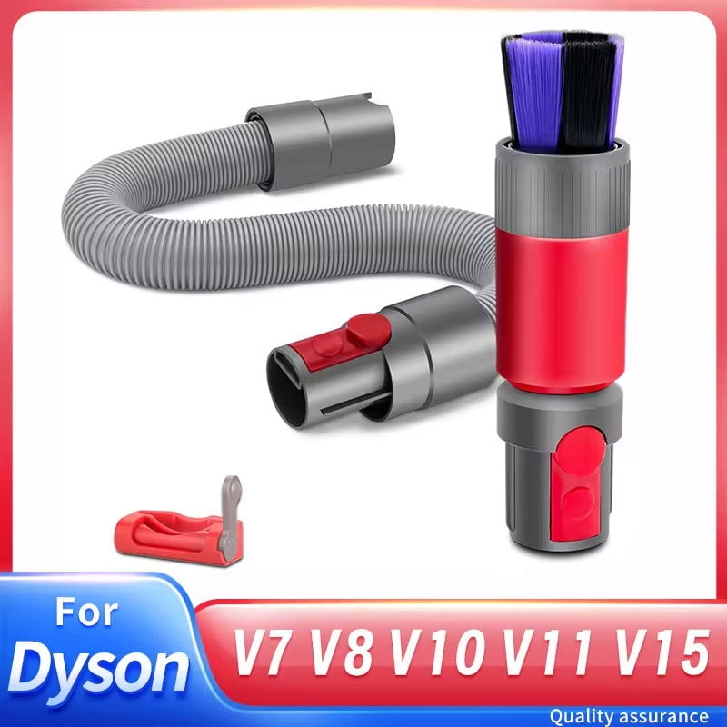 Scratch-free Dusting Brush Flexible Extension Hose Attachment for Dy*son V7 V8 V10 V11 V15 Vacuum Cleaner Replacement Parts