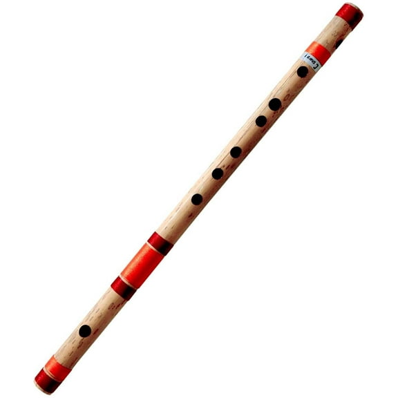Musical Combo Flutes C Sharp 7 Hole (18.5 Inch) & G Scale (17 Inch) Bamboo Flute Bansuri with Flute Carry Bag Free By Indian Collectible