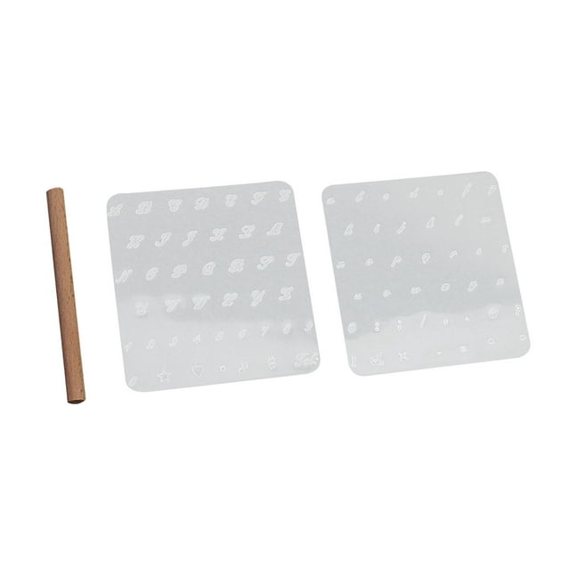 GUOOL and letters and Pattern Stamping Punch Tools Set for Leathercraft, Belts, Saddle Font 4