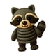 thumbnail image 3 of Kit de adornos de botones de animales para hacer tú mismo, decoración, manualidades para niños, manualidades versátiles para hacer tú mismo. Mapache, 3 of 9