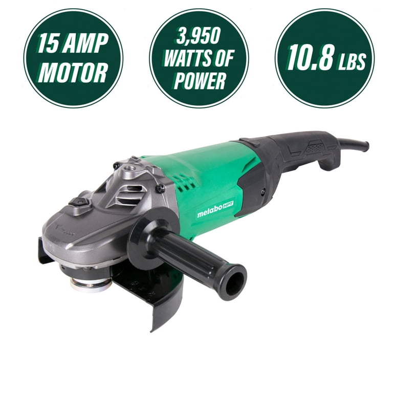 Metabo HPT 7-Inch Angle Grinder, 15-Amp, Model G18ST photo 2