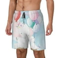 thumbnail image 2 of Fotbe Cute Elephant Men’s Swim Trunks Quick Dry Swim Shorts Board Shorts with Mesh Lining-XX-Large, 2 of 9