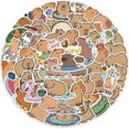 thumbnail image 1 of Capybara Stickers,50Pcs Funimost Waterproof Vinyl Stickers for Water Bottle Laptop Scrapbook Phone, Animal Party Supplies Gift for Kids (Capybara), 1 of 4