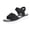 Black, variant on SBYOJLPB Women's Fashionable Sandals Spring And Summer Versatile Breathable Elastic Sandals Solid Color Round Toe Open Toe Soft Sole Flat Sandals