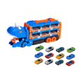 thumbnail image 2 of Camión transportador dinosaurios, juguete pista para dinosaurios, juguete educativo divertido para niños 3 años, artículos para azul, 2 of 9