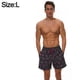 thumbnail image 2 of Pantalones de baño con cordón y estampado tropical para hombre, pantalones cortos deportivos casuales de playa con flamencos, 2 of 6