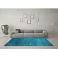 thumbnail image 3 of Ahgly Company Indoor Rectangle Abstract Light Blue Contemporary Area Rugs, 4' x 6', 3 of 4