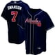 thumbnail image 4 of uniforme de béisbol mlb braves acuna jr swanson harris ii warriors jersey bordado, 4 of 5