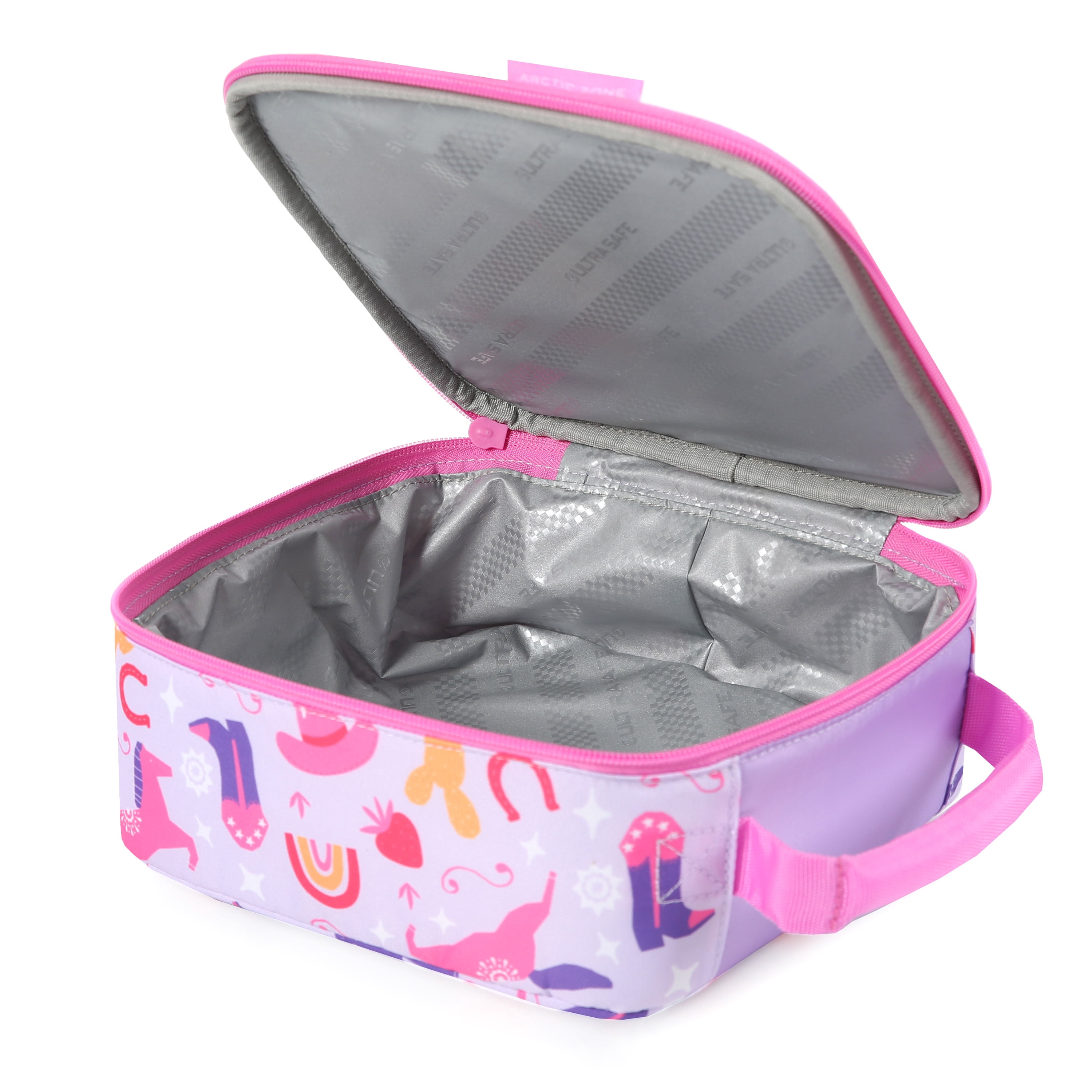 Arctic Zone Combo Lunch Box, Rainbow Western, Includes Food Container, Water Bottle, and Ice Pack