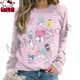 thumbnail image 1 of Sudaderas de manga larga para mujer, suéteres encantadores de Hello Kitty con cuello redondo, ropa de calle Y2k 2024 S-3XL, ropa nueva de alta calidad Kawaii, 1 of 1