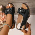 thumbnail image 2 of Sandals for Women, Fashion Women Casual Round Head Comfy Sandals Beach Casual Sandals Shoes, 2 of 9