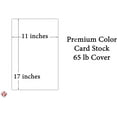 thumbnail image 5 of Premium Color Card Stock Paper | 250 Per Pack | Superior Thick 65-lb Cardstock, Perfect for School Supplies, Holiday Crafting, Arts and Crafts | Acid & Lignin Free | Re-Entry Red | 11 x 17, 5 of 5