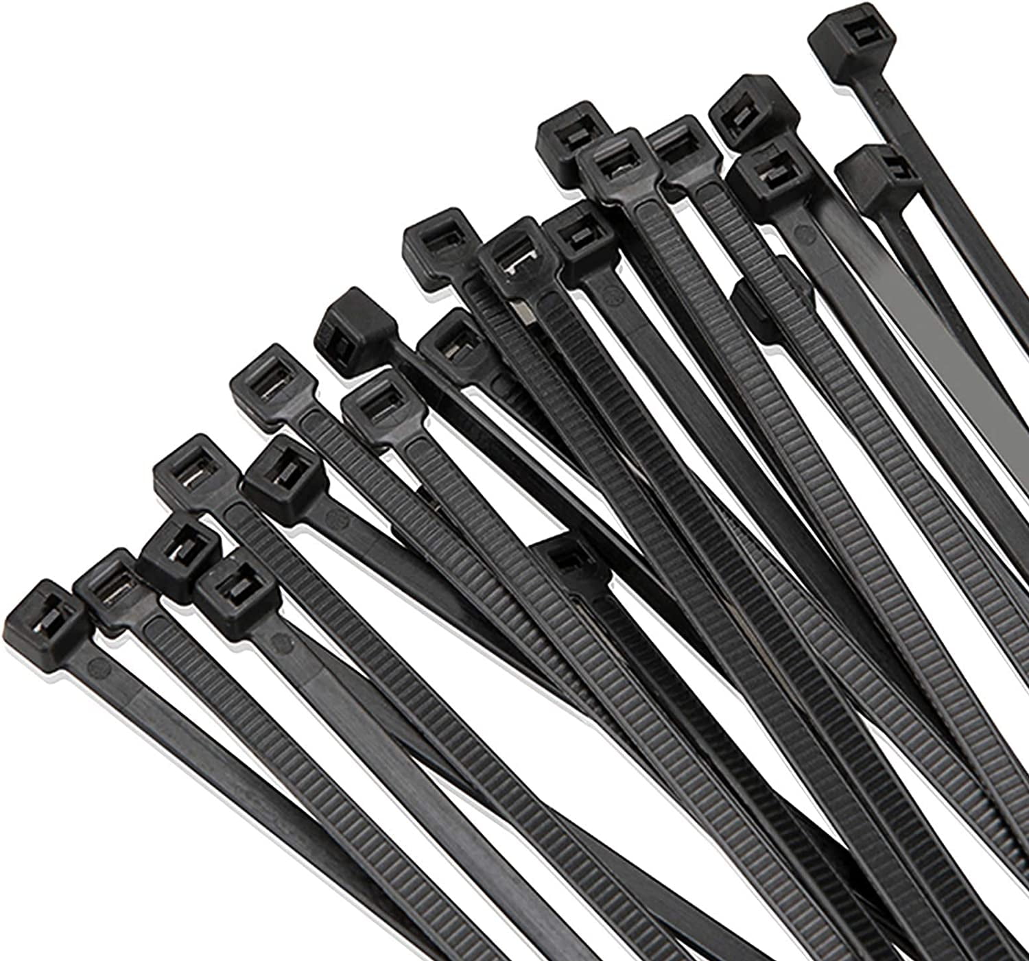 Hometimes Zip Ties 12 inch (500 Pack), Black, 50lbs Tensile Strength, UV Resistant Cable Ties for indoor and outdoor