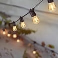 thumbnail image 7 of Yi Lighting 27ft Solar-Powered Outdoor String Lights with 12 LED Bulbs Weatherproof for Patio, Porch, Deck, Party Garden, 7 of 7