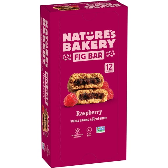 Bakery Whole Wheat Fig Bars Raspberry Fruit Vegan Box Nature S