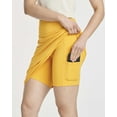 thumbnail image 3 of 3 Pack: Women's 20" Golf Skirts Knee Length Skorts Athletic Modest Long Active Casual Pockets UPF (Available In Plus), 3 of 7