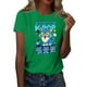 thumbnail image 2 of Nvse-Movie Kpop Demon Hunters T-Shirt Summer Tshirts Casual Loose Girls T Shirt Korean Pop Anime Style Tee with Huntrix Movie Print, Streetwear Aesthetic#Green 2XL, 2 of 4