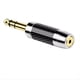 thumbnail image 1 of Adaptador de Auriculares de 6,35 mm A 3,5 mm con Sonido Superior y Conectores Chapados en ., 1 of 5