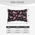 thumbnail image 6 of Daiia Breast Cancer Awareness (2) Bedding Waterproof Pillow Protector Zippered Queen – Bed Bug Proof Pillow Encasement-16"x24", 6 of 9