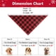 thumbnail image 2 of Paquete de 2 pañuelos para perros, bufanda navideña duradera de primera calidad para niños y niñas, pañuelo navideño para perros medianos, grandes y extra grandes (grande), 2 of 5