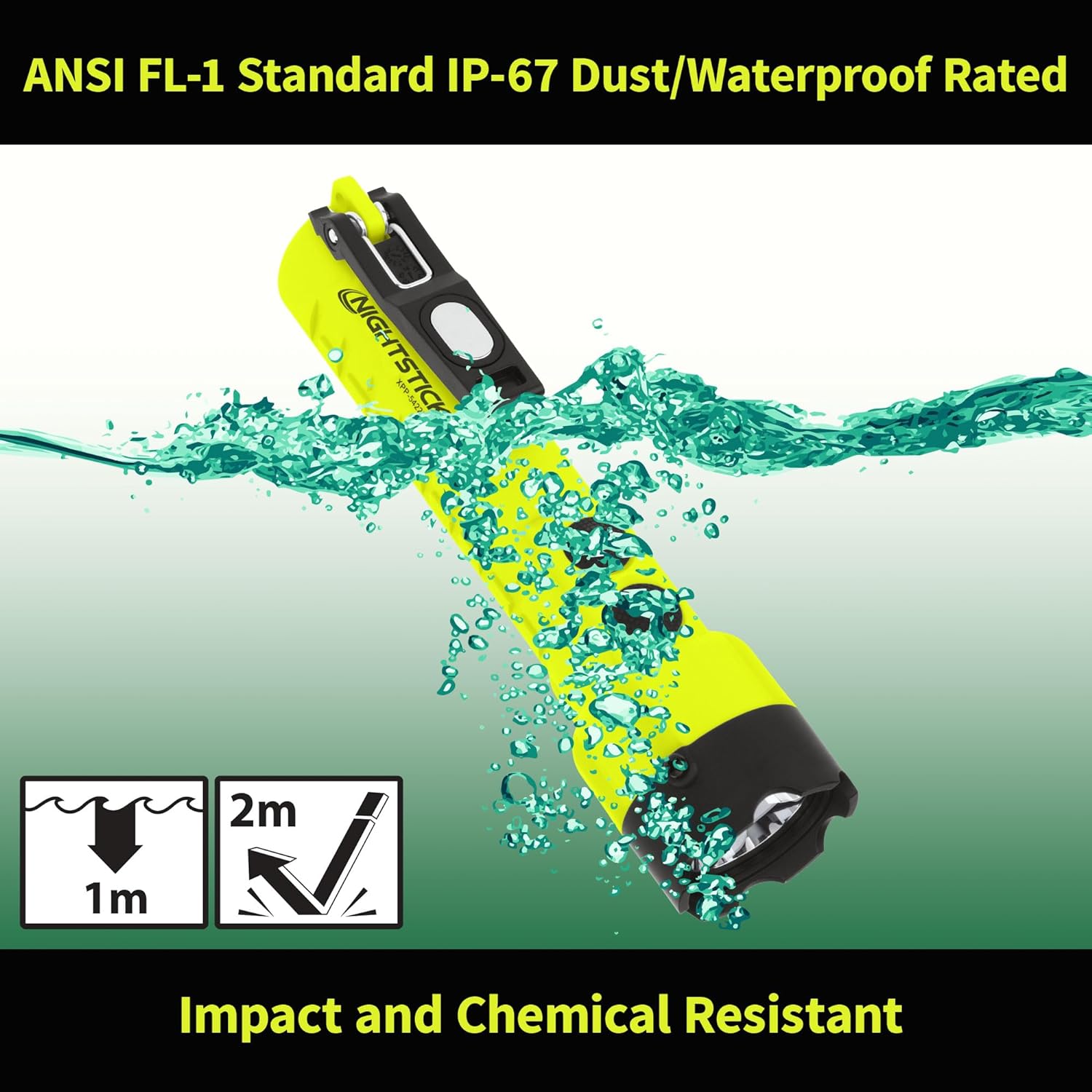 Nightstick XPP-5422GMX X-Series Intrinsically Safe Dual-Light Flashlight with Dual Magnets