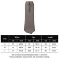 thumbnail image 2 of Falda De Verano Señoras Bodycon Falda Cinturón Marrón Maxi Falda Slim Fit Irregular Falda Traje Diario Ygjytge Marrón M para Mujer, 2 of 8