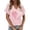 Light Pink-6, variant on Shadoumai Womens 3/4 Sleeve V Neck Valentine T Shirts Love Heart Printed Graphic Tee Tops
