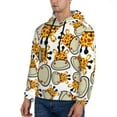 thumbnail image 3 of Goofa Giraffes Head for Men's Hooded Sweatshirt - Lightweight Pullover Hoodie with Kangaroo Pocket, Perfect for Everyday Wear-Medium, 3 of 7