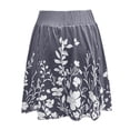 thumbnail image 6 of oqasdz Skirts for Women Floral Prints High Waist Loose Casual Short Skirt Comfort Stretchy Breathable Fashion Outdoor Activities Streetwear, 6 of 6