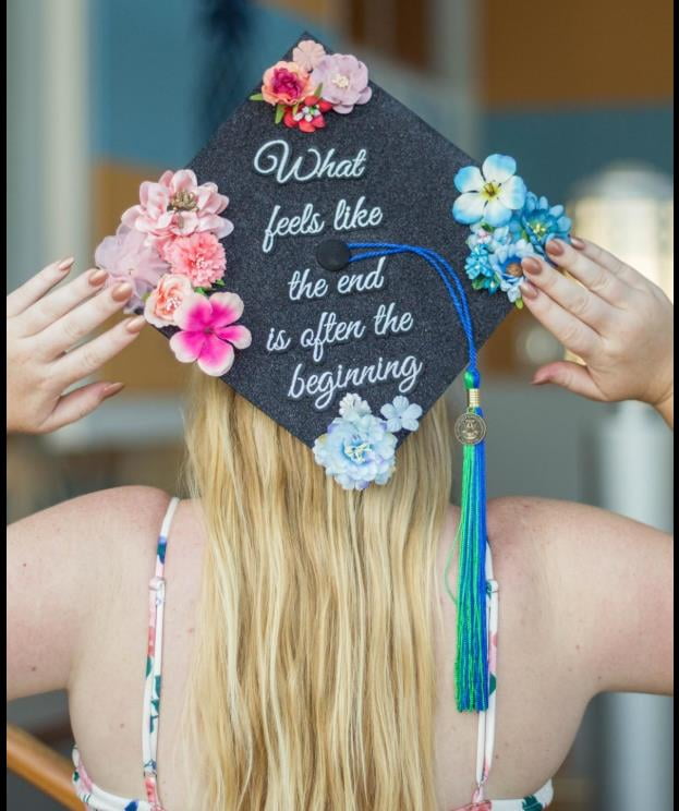 Once Upon a Time What Feels Like The End Black Graduation Cap Decorations