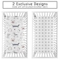 thumbnail image 2 of Sábanas ajustables Sweet Jojo Designs Cachorros 132x71x20 cm x2, 2 of 6