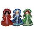 thumbnail image 4 of Injueey Muñeca femenina de porcelana victoriana coleccionable, realista, adecuada para todas las edades, materiales de regalo Decoración del hogar rojo, 4 of 6