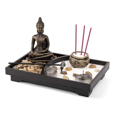 John Timberland Meditating Buddha Head Statue Sculpture Zen Asian ...