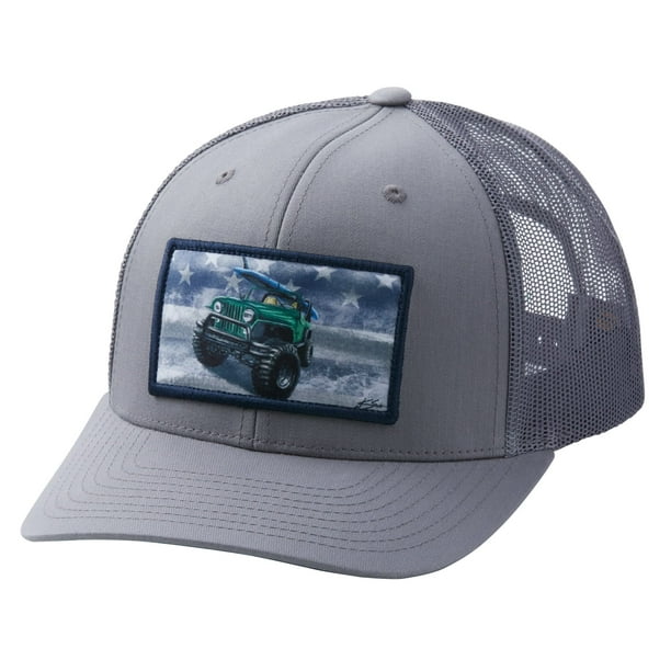 HUK Men's Standard Mesh Trucker Snapback Anti-Glare Fishing Hat