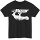 thumbnail image 1 of Camiseta unisex de algodón grueso con diseño de oso, ciervo y cierva, 1 of 3