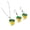 Silver, variant on Fashionable 2 Pieces Jewelry Set Featuring Drip Oil Earrings And Matching Necklace
