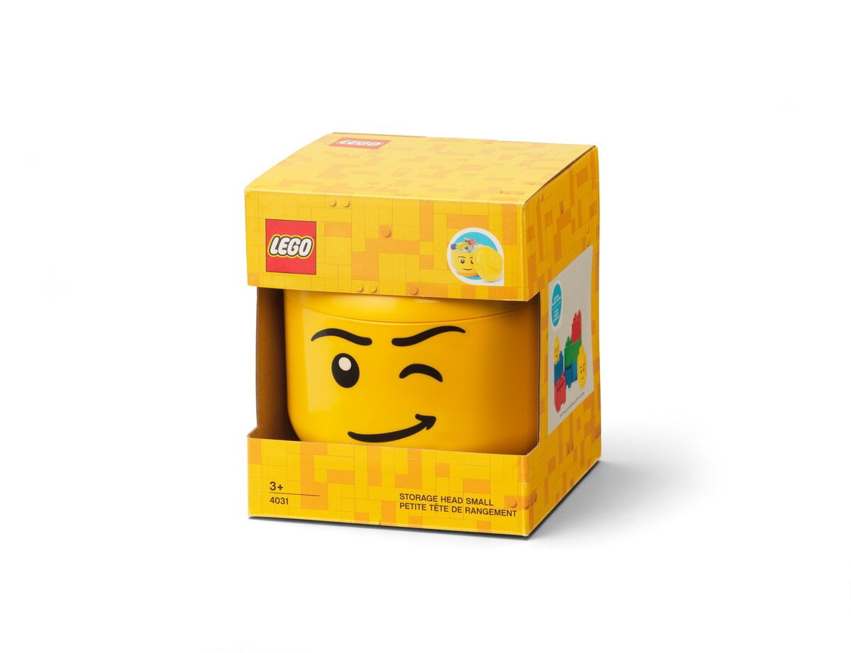 LEGO Storage Products: 40310800 Small Head Yellow - Winking Boy