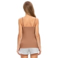 thumbnail image 4 of Women's Adjustable Spaghetti Strap Cami Tank Top Cropped Stretchy Basic Layering Casual Summer Daily Tops 2026, S, 4 of 6
