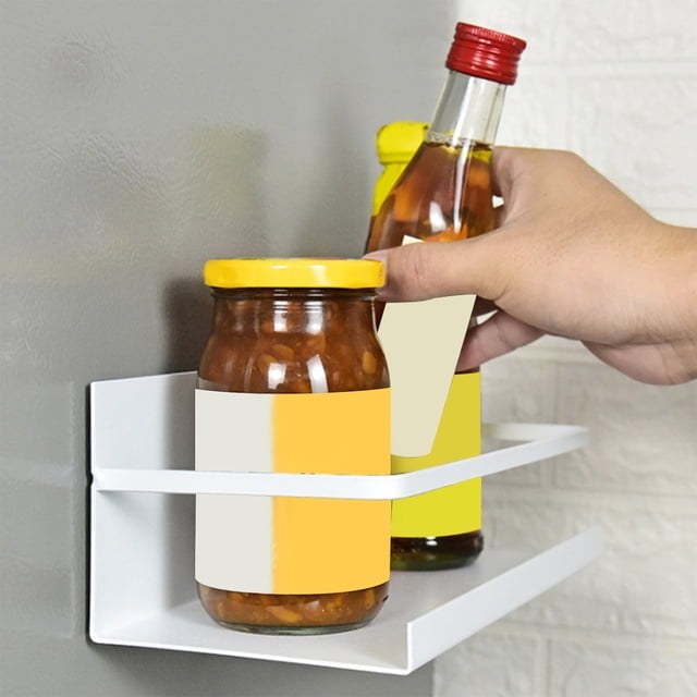 TopLLC Kitchen Accessories,Home And Kitchen,Kitchen Tools,Kitchen Sets Refrigerator Magnetic Spice Rack Refrigerator Magnetic Rack Spice Organiser Tissues Tableware Cup Lid Holders Kitchen Racks