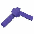 thumbnail image 2 of Toptie Karate TaeKwonDo Belt, Martial Arts Double Wrap Solid Rank Belt-Purple-Size 0, 2 of 7