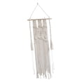 thumbnail image 4 of Tapiz colgante de pared tejido de macramé nórdico, adorno bohemio con flecos, arte de pared para apartamento, guardería, telón de fondo, decoración 45cmx110cm perfecl Macramé Tela decorativa, 4 of 8