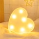thumbnail image 3 of Lámpara De Noche De Corazón Lámpara De Noche Multifuncional 6 Led Luz De Modelado Decorativa Para Dormitorio Sala De Estar Boda Speravity HA014876-00, 3 of 7